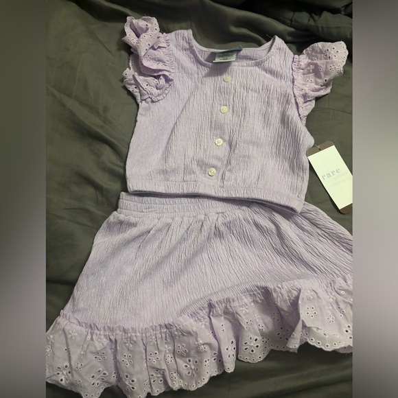 NWT 3T Lilac Matching Skort Set - Picture 1 of 3